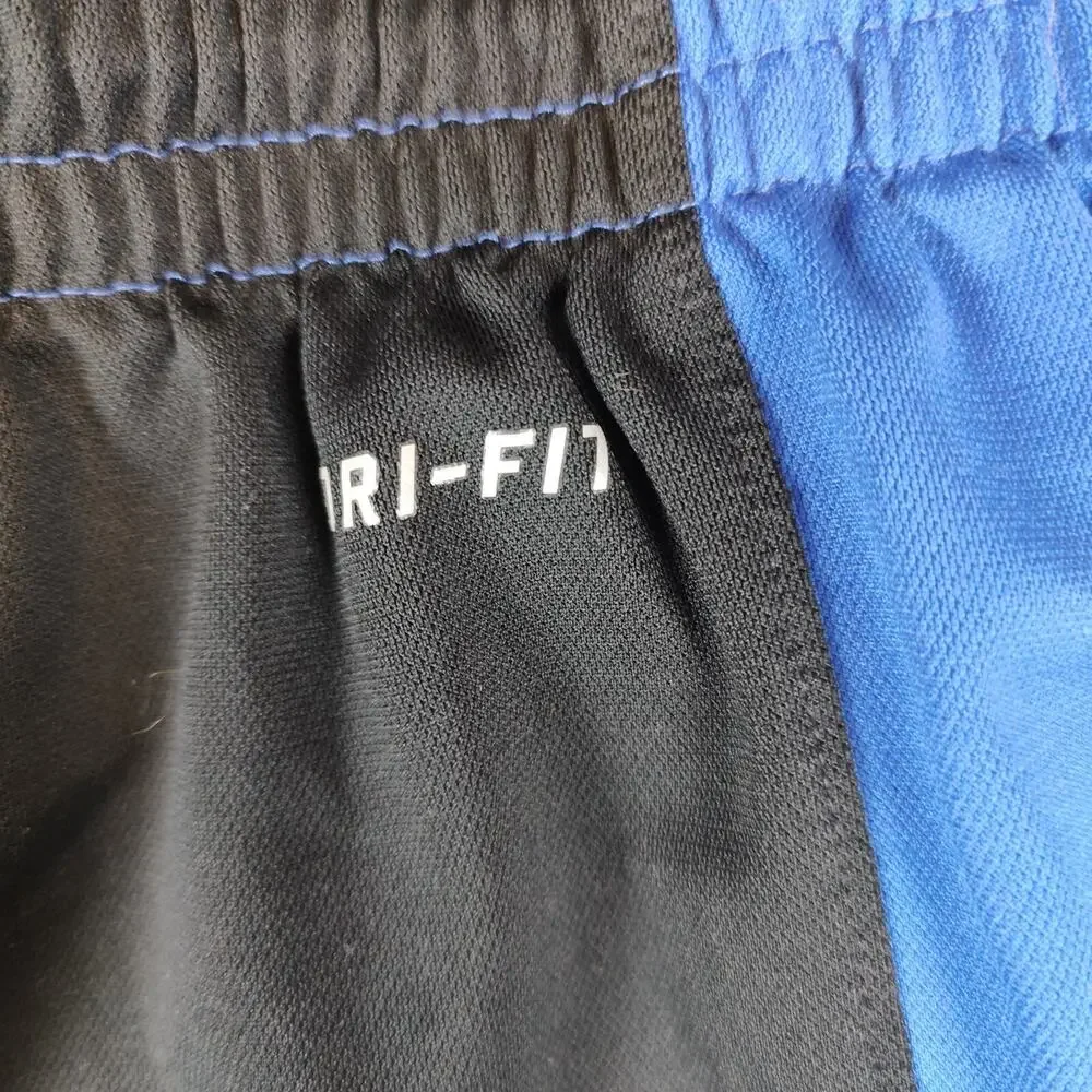 Nike Dri Fit Shorts Mens Medium Blue Black color block Basketball Athletic summ